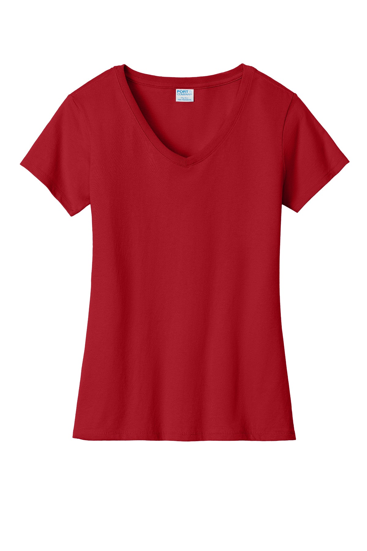 Custom Port & Company Women's Fan Favorite V-Neck (LPC450V)