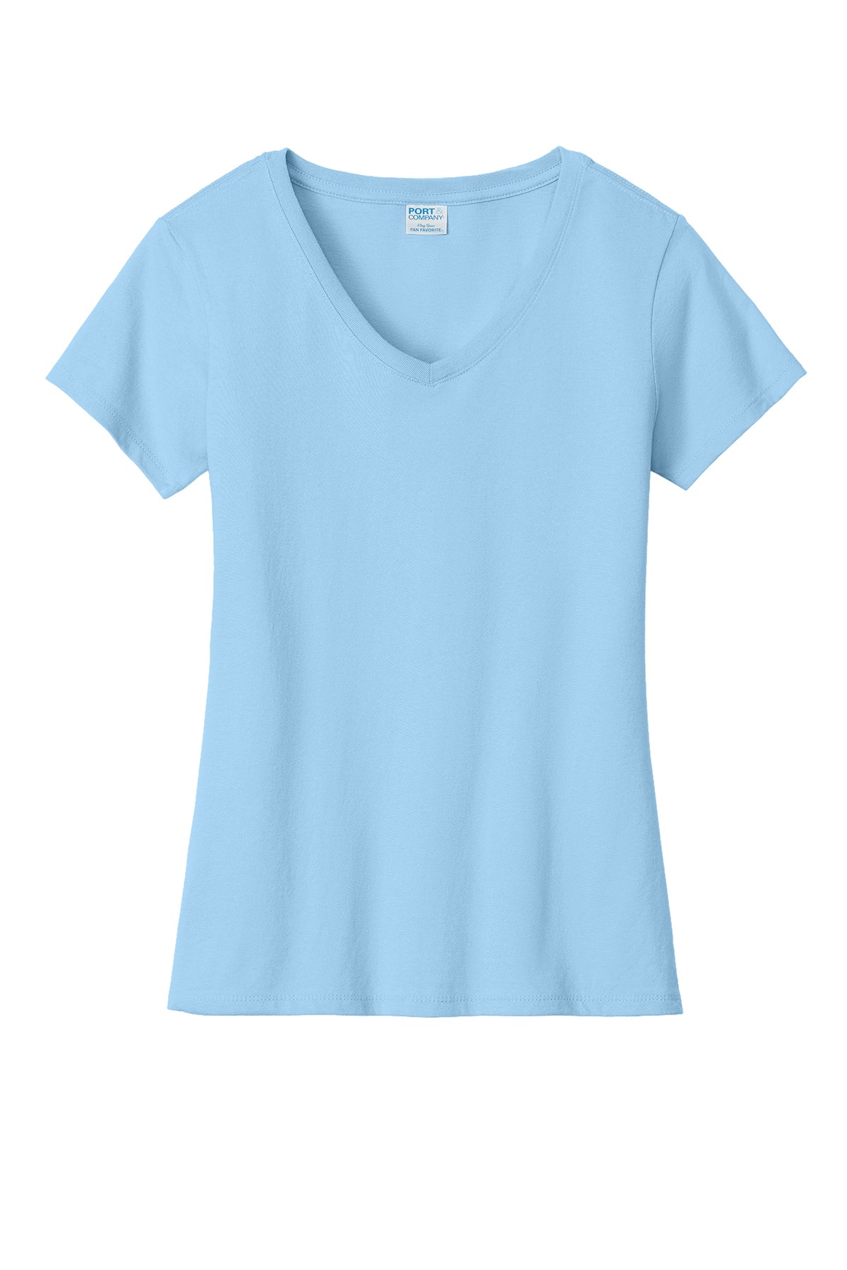 Custom Port & Company Women's Fan Favorite V-Neck (LPC450V)