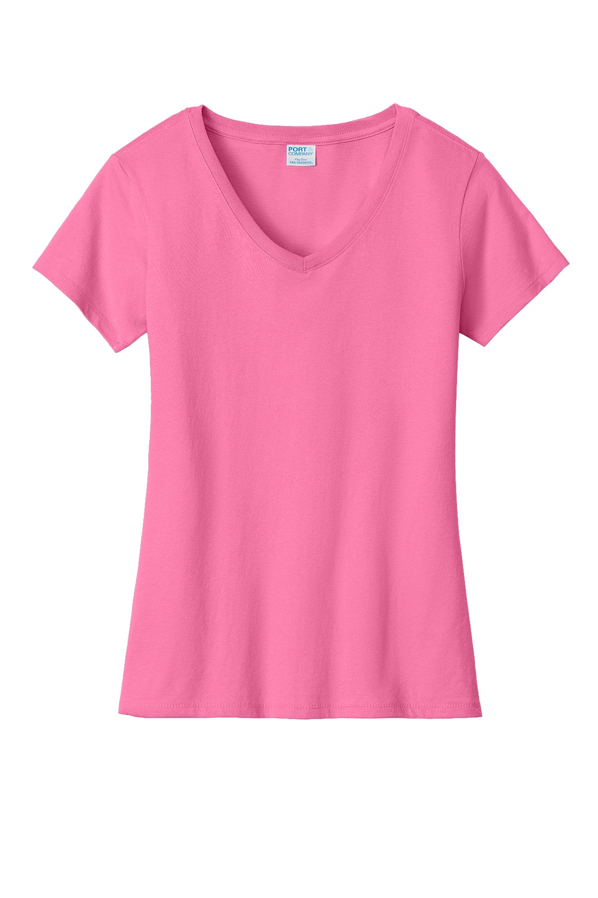 Custom Port & Company Women's Fan Favorite V-Neck (LPC450V)