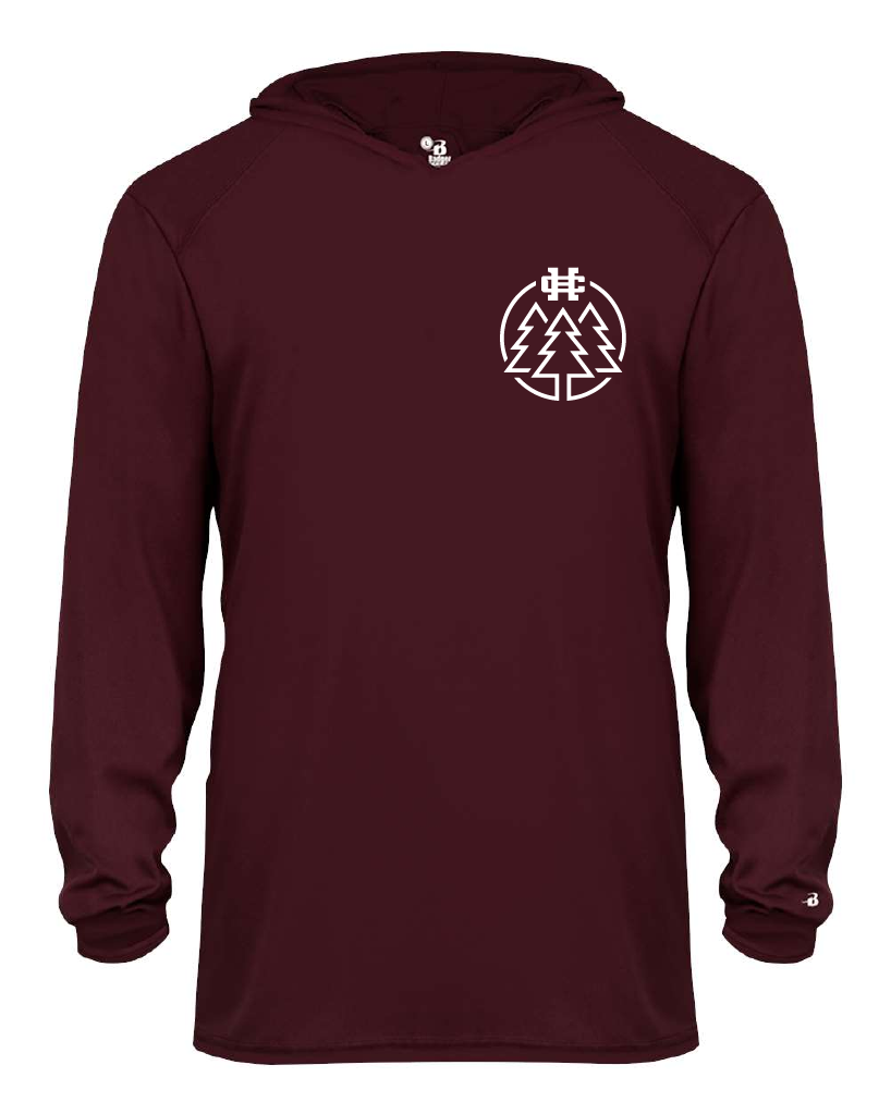 Holland Christian Forest School Youth Performance Hooded Long Sleeve