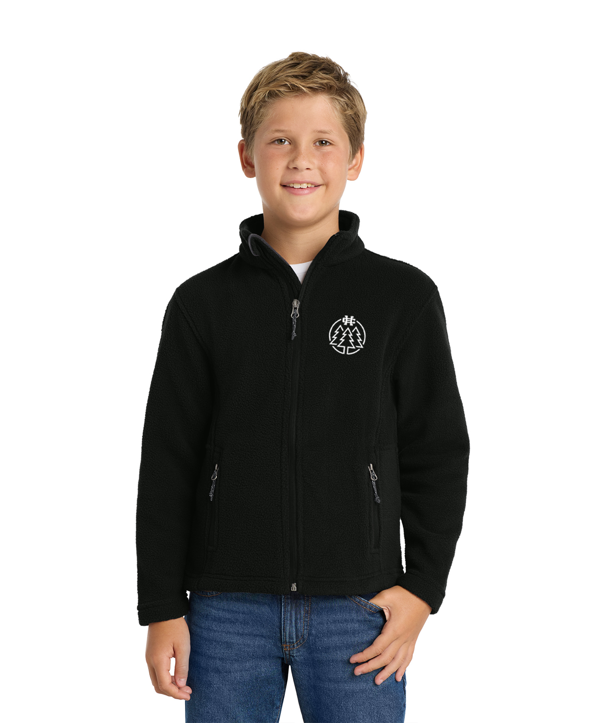 Holland Christian Forest School Youth Full-zip Fleece Jacket