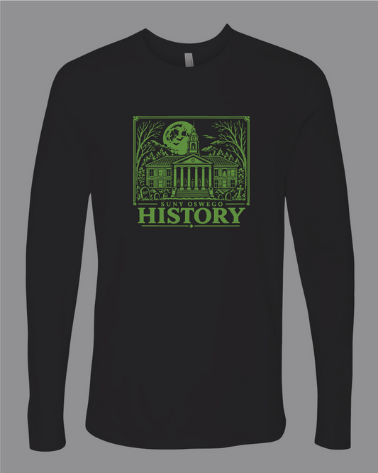 SUNY Oswego Department of History Long Sleeve Glow Tee
