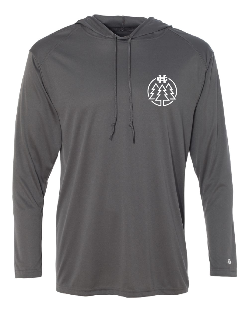Holland Christian Forest School Unisex Performance Hooded Long Sleeve