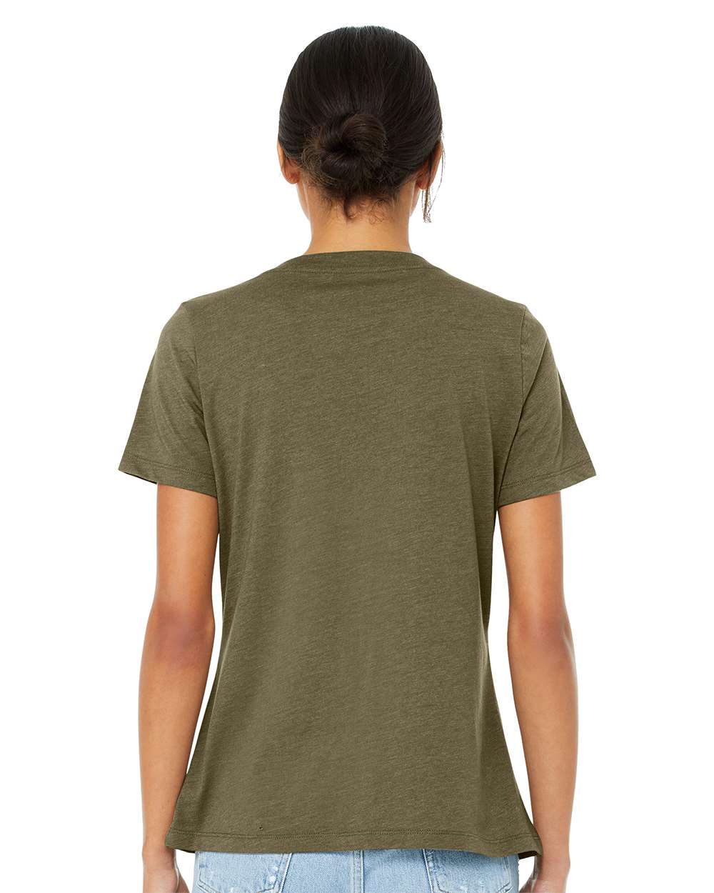 Custom Bella + Canvas Women's Relaxed V-Neck CVC Tee (6405cvc)