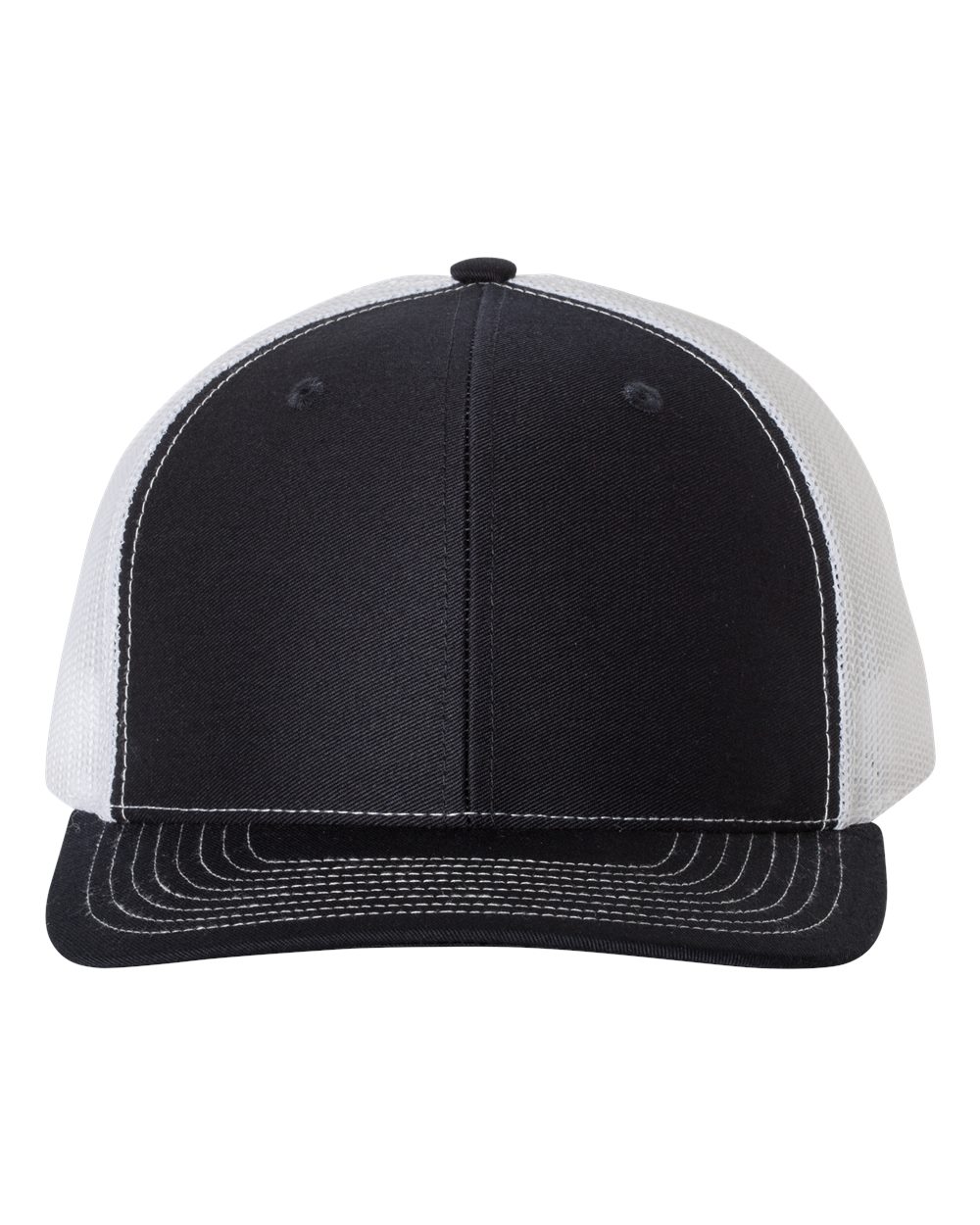 Richardson Snapback Trucker Hat (112) in Navy/White