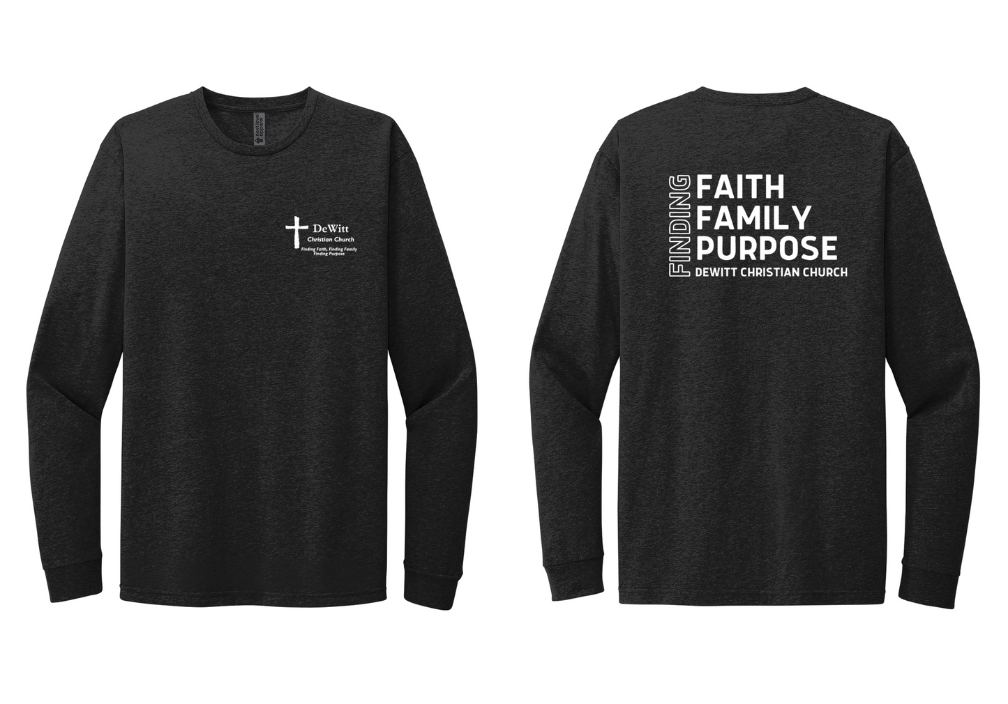 DeWitt Christian Church Adult Long Sleeve Tee
