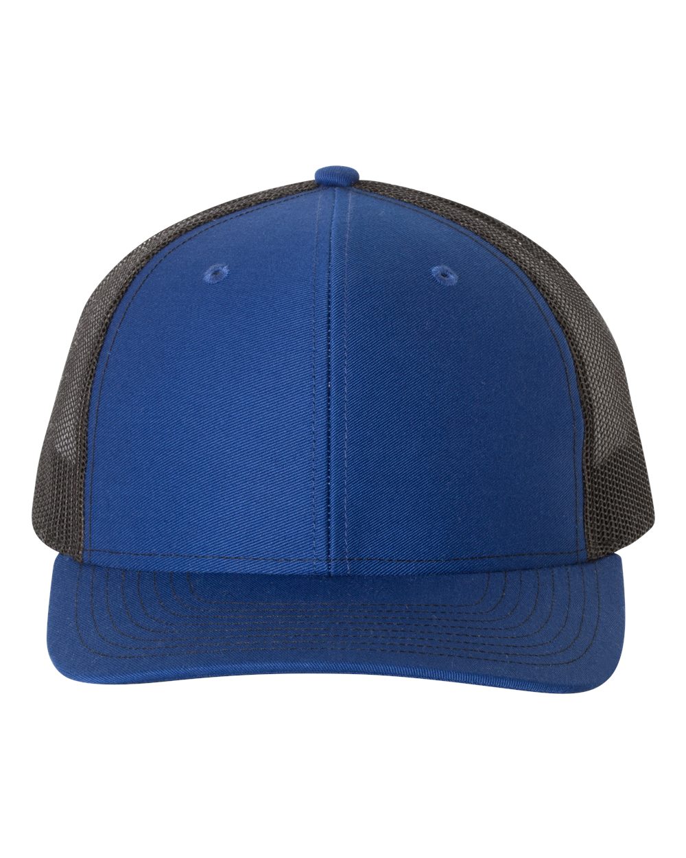 Richardson Snapback Trucker Hat (112) in Royal/Black