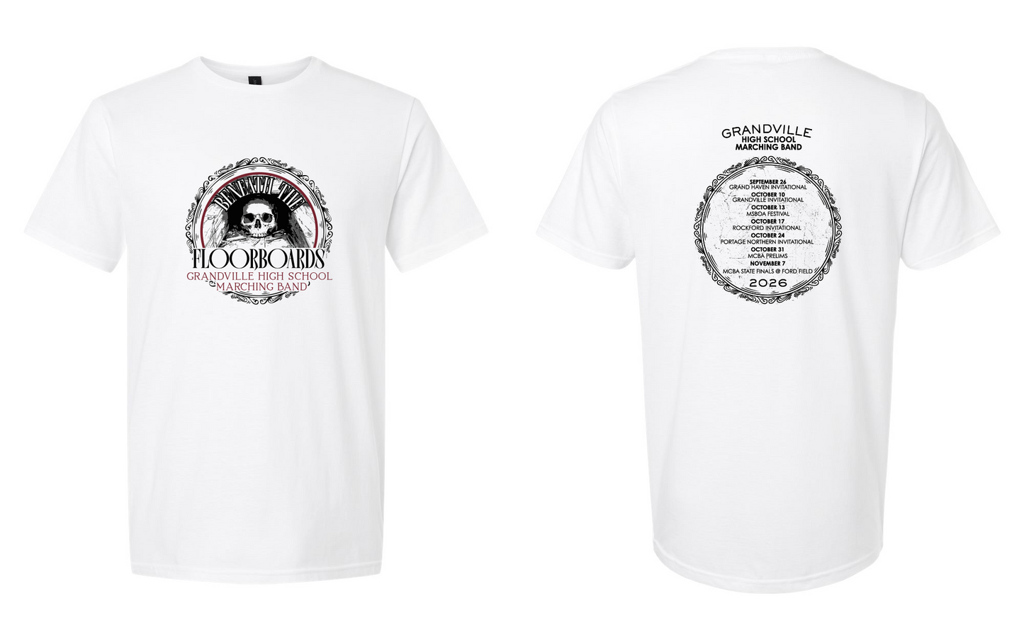 Grandville Marching Band Short Sleeve Show Tee
