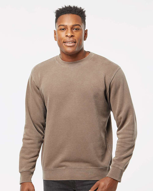 Custom Independent Pigment-Dyed Crewneck Sweatshirt (PRM3500)