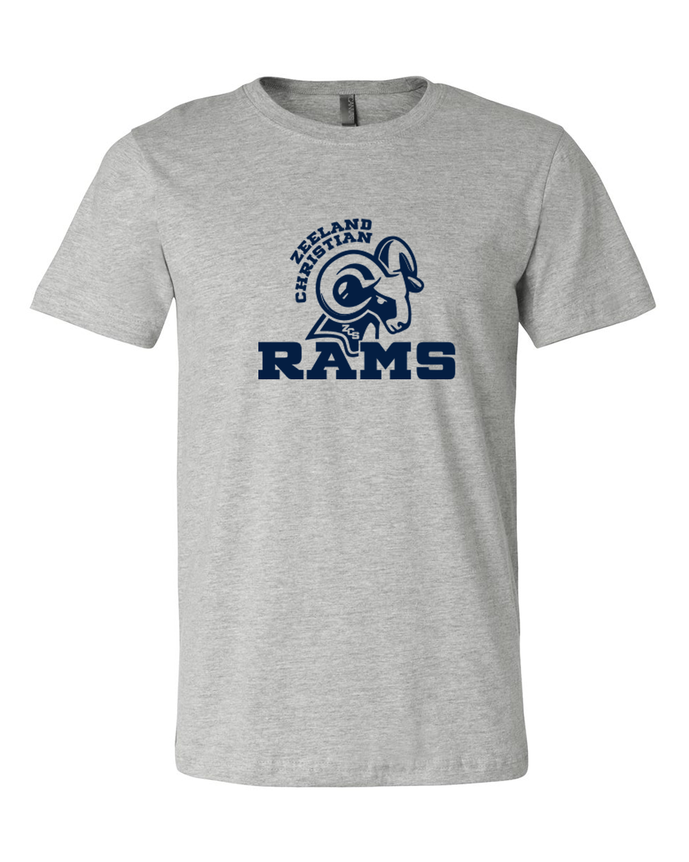 ZCS Rams Athletics Tee - Adult Tee