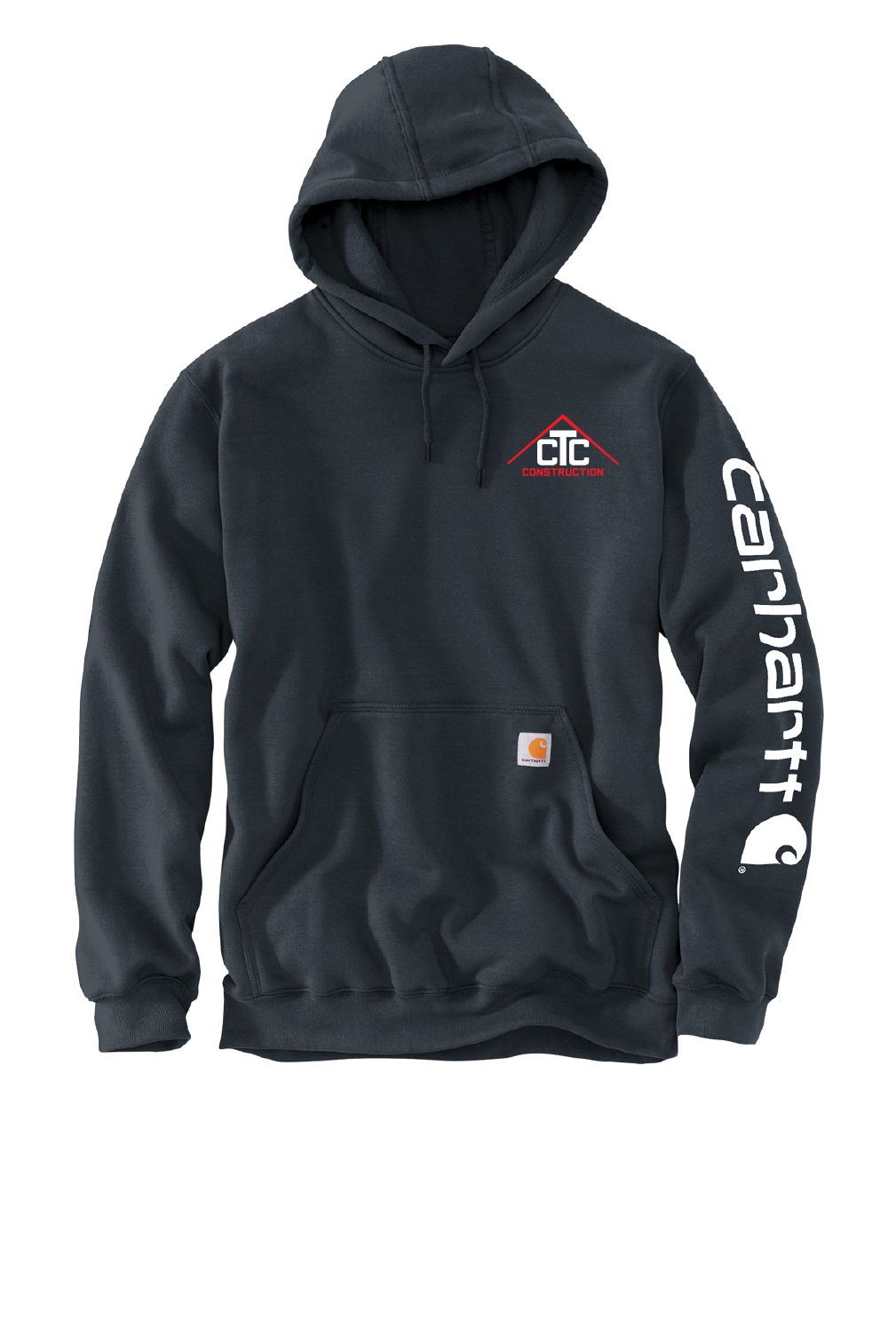 CTC-Construction Unisex Carhartt Sleeve Logo Hoodie
