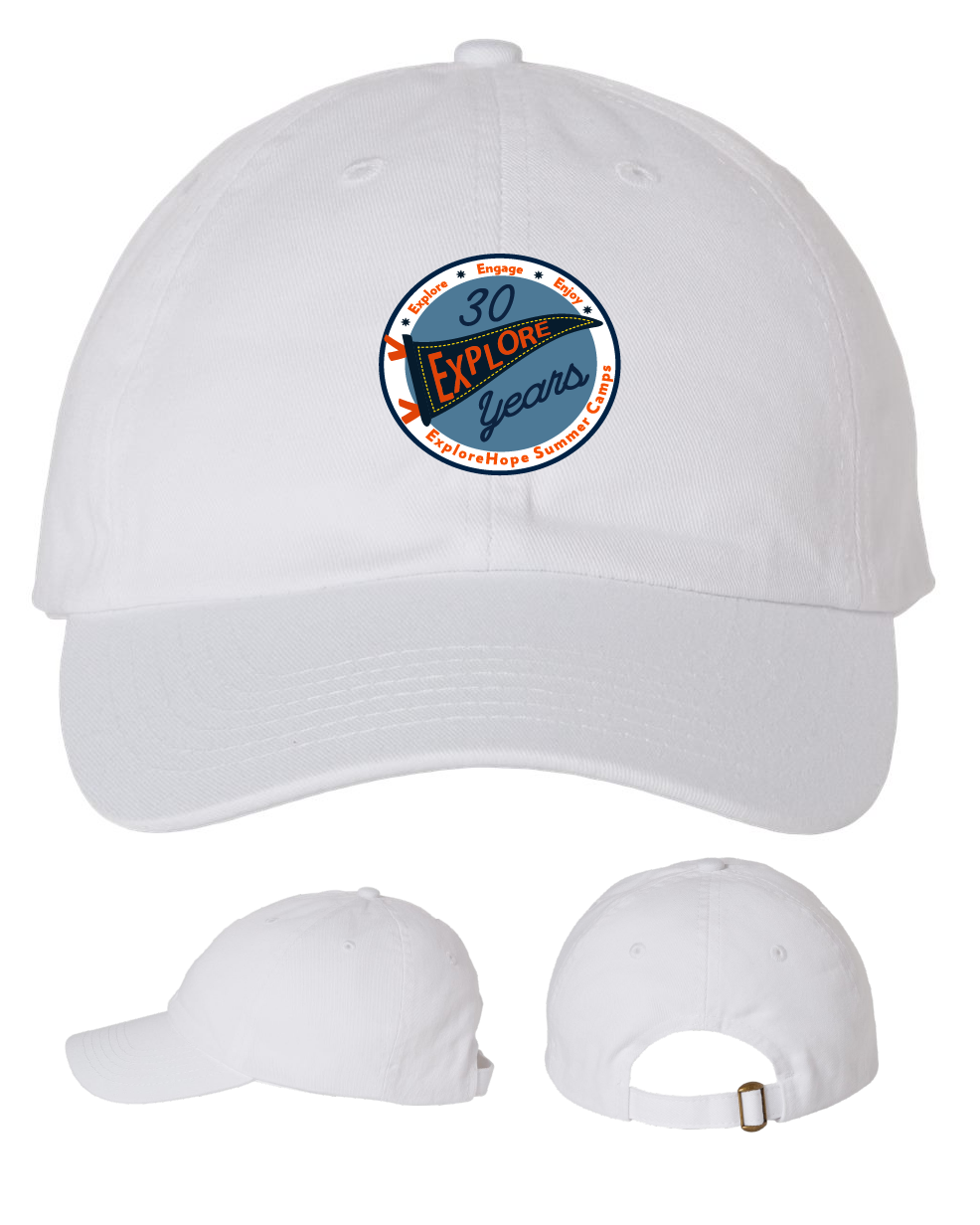 ExploreHope 30th Anniversary Circle Logo Hat