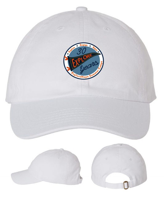 ExploreHope 30th Anniversary Circle Logo Hat