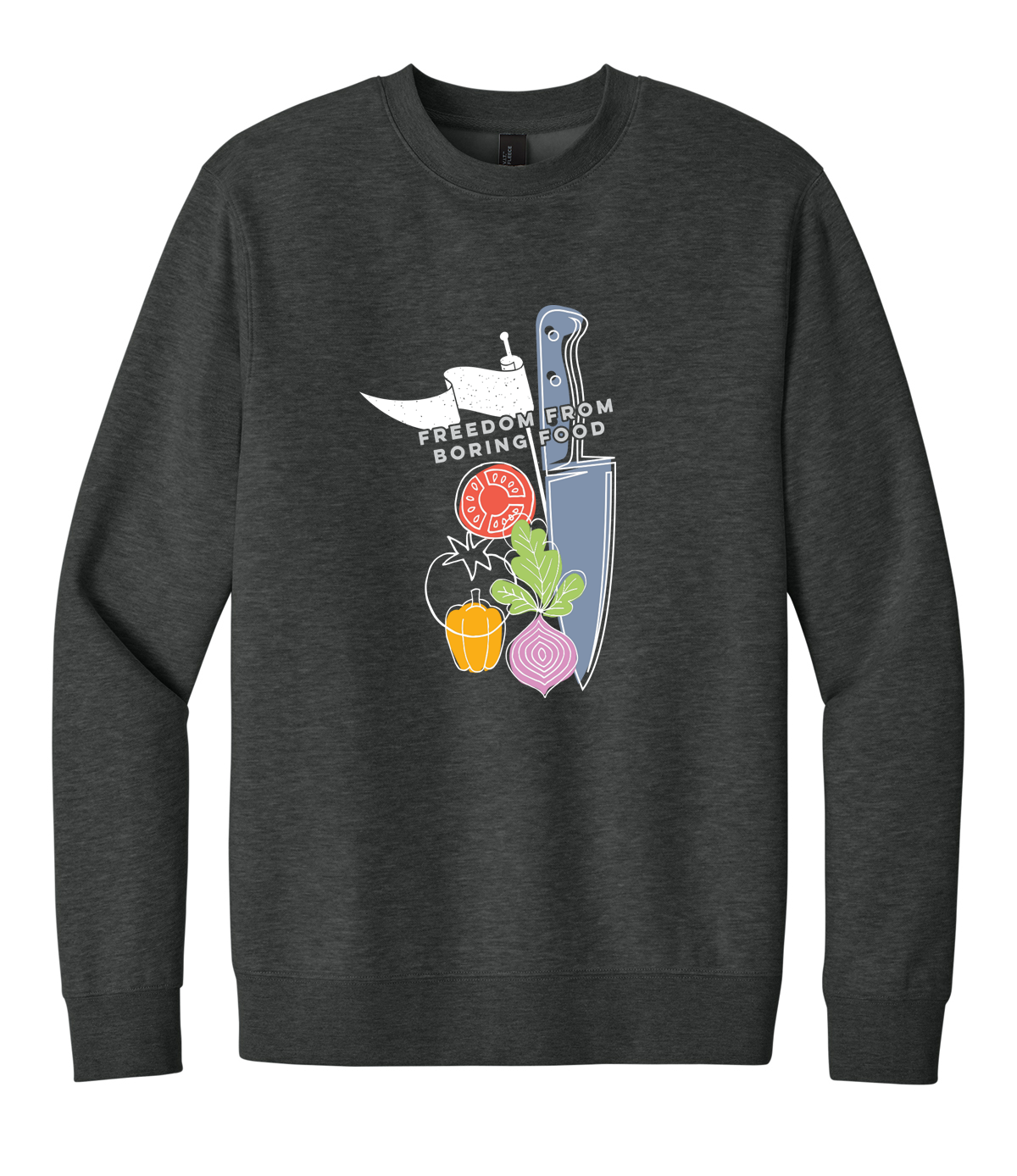 Food Republic Unisex Crewneck Sweatshirt (Front Print Only)