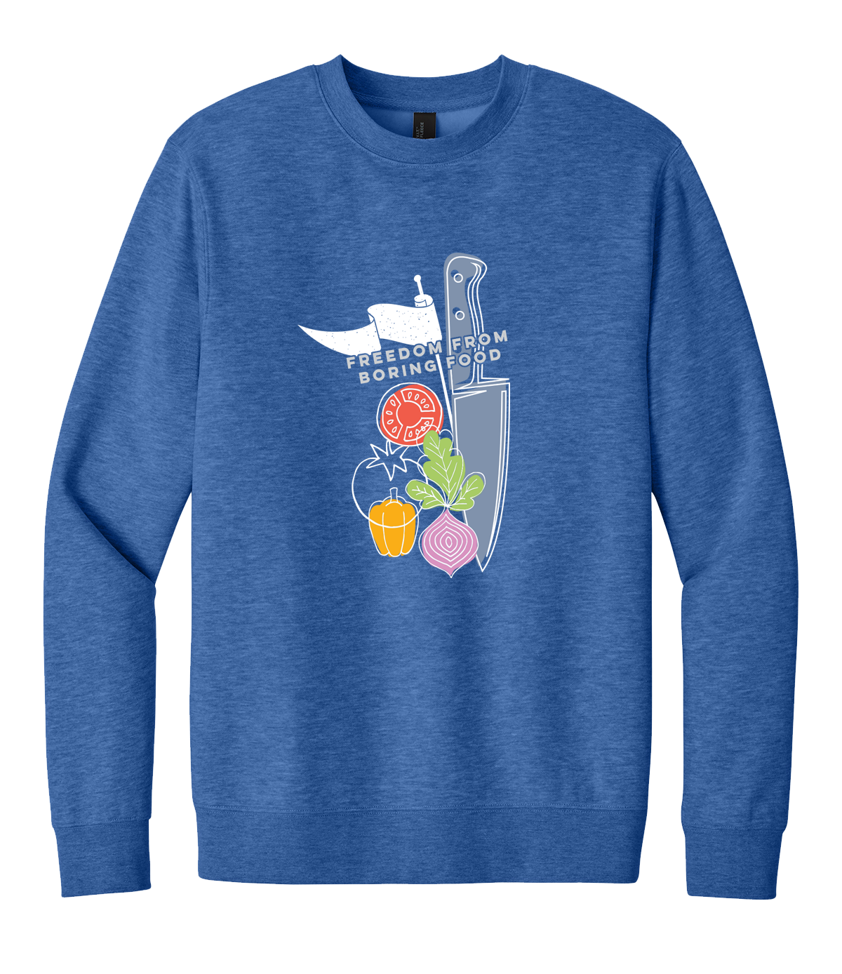 Food Republic Unisex Crewneck Sweatshirt (Front Print Only)