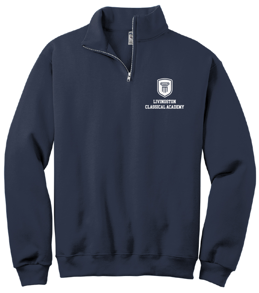 Livingston Classical Academy Left Chest Logo 1/4-zip