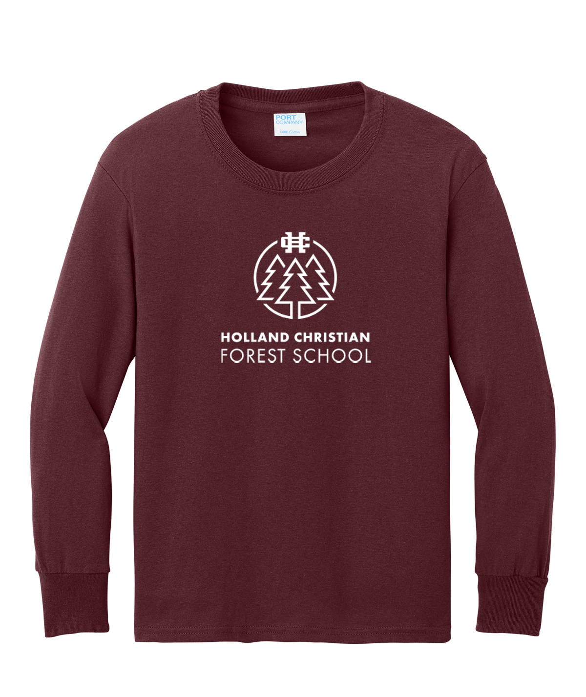 Holland Christian Forest School Youth Long Sleeve Tee