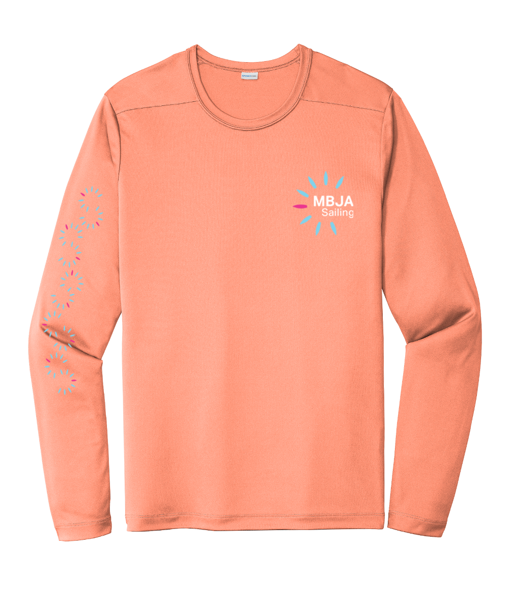 MBJA Unisex Performance Long Sleeve Tee (with sleeve print)