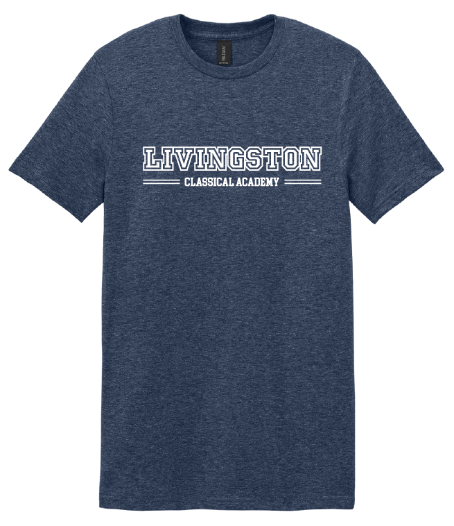 Livingston Classical Academy Wordmark Adult Tee