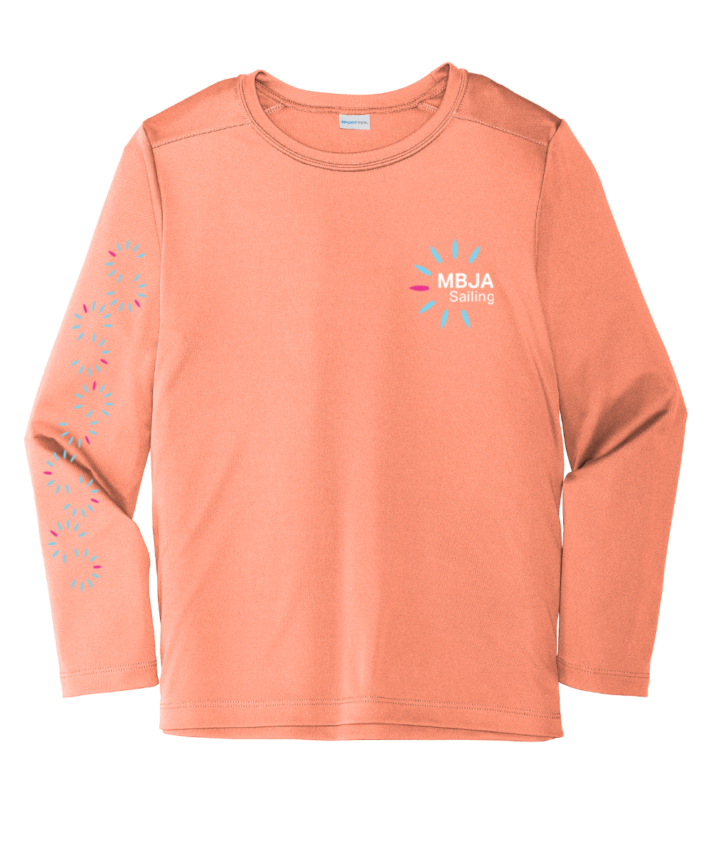 MBJA Youth Performance Long Sleeve Tee (with sleeve print)