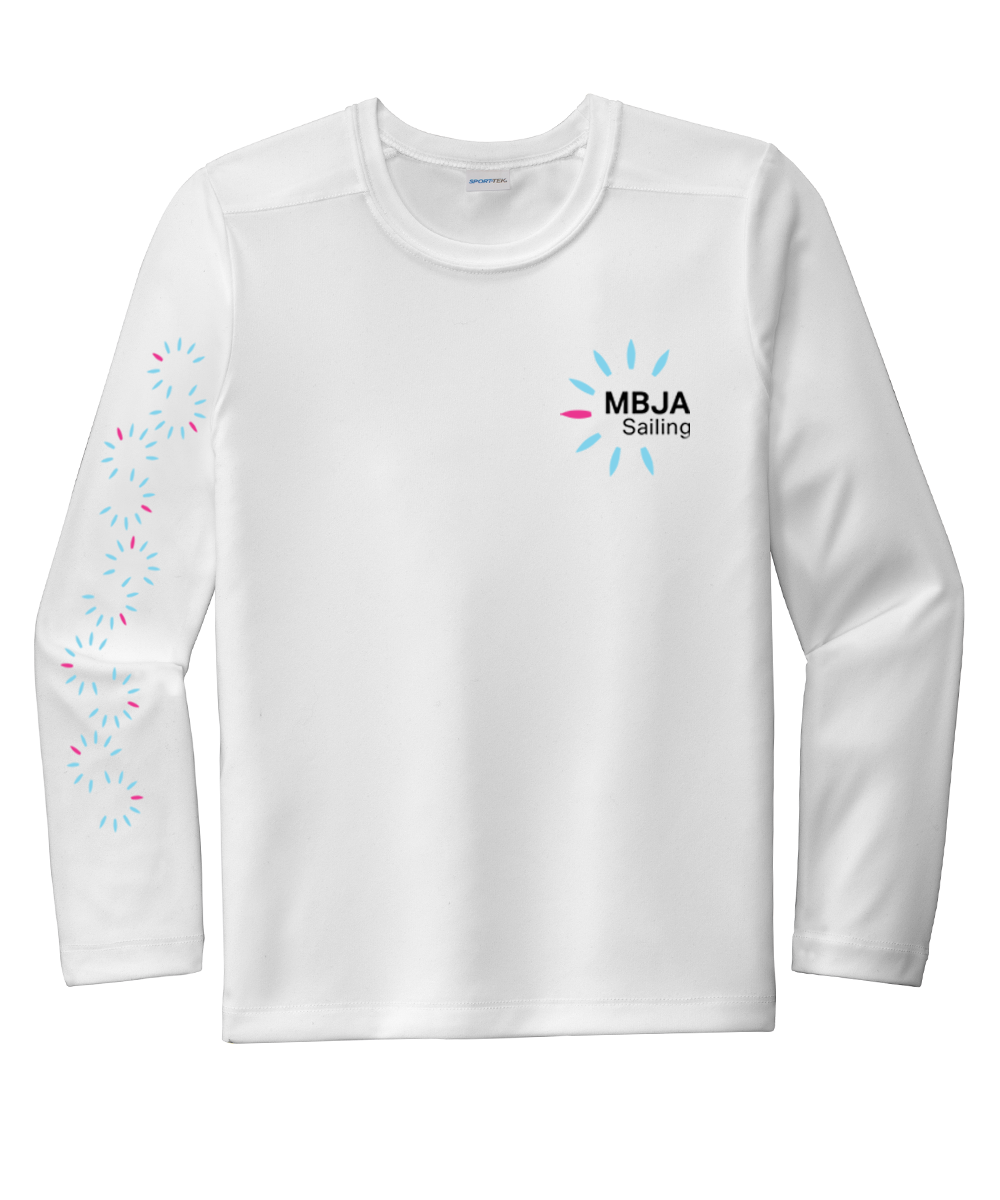 MBJA Youth Performance Long Sleeve Tee (with sleeve print)