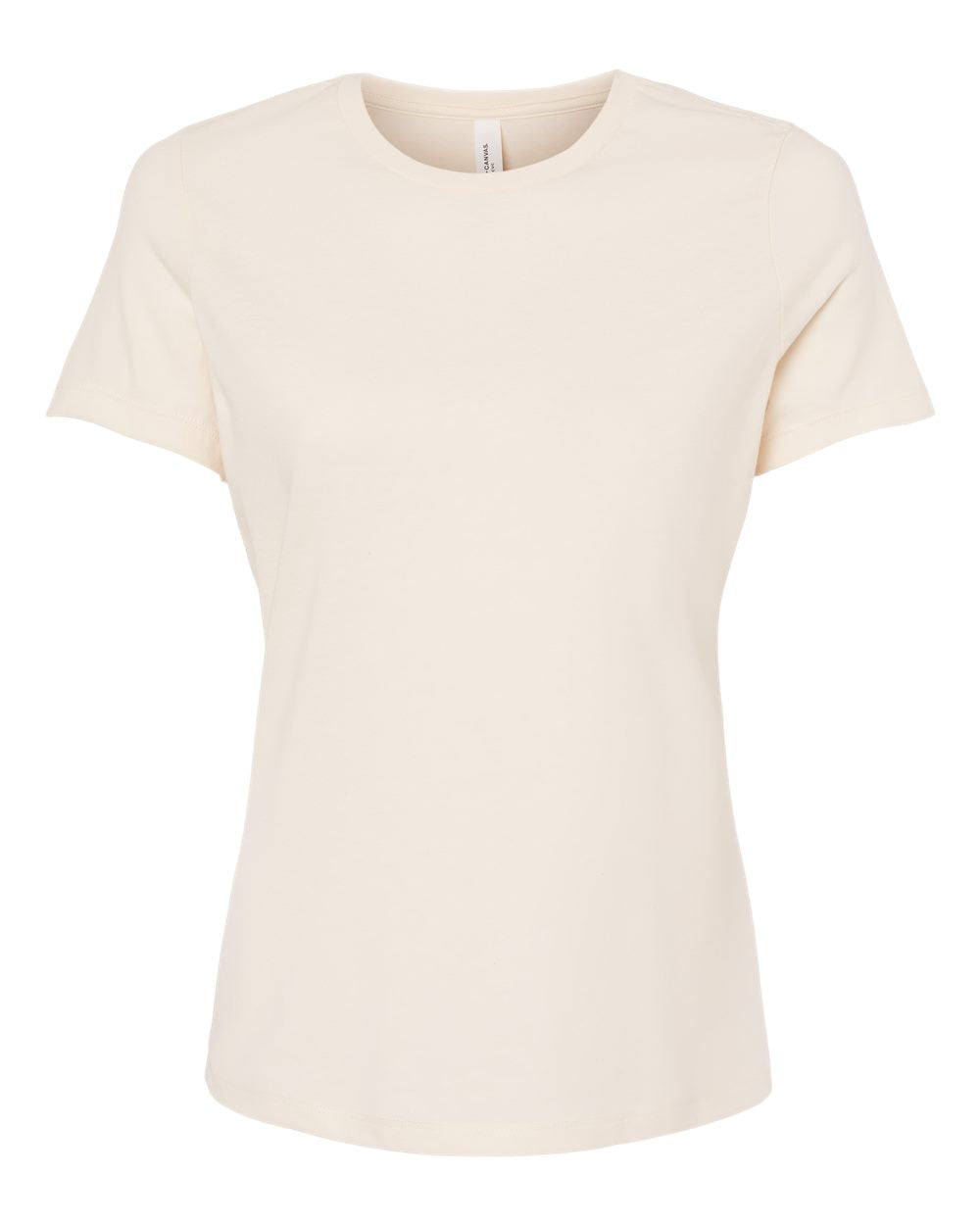 Bella + Canvas Women's Relaxed CVC Tee (6400cvc) in Heather Natural