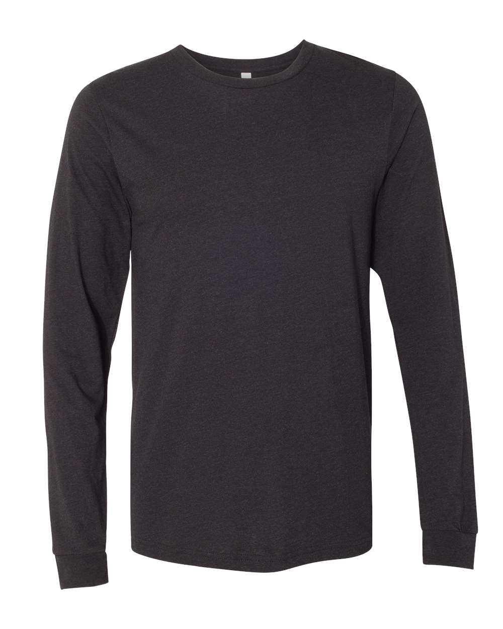 Bella + Canvas CVC Long Sleeve (3501cvc) in Black Heather