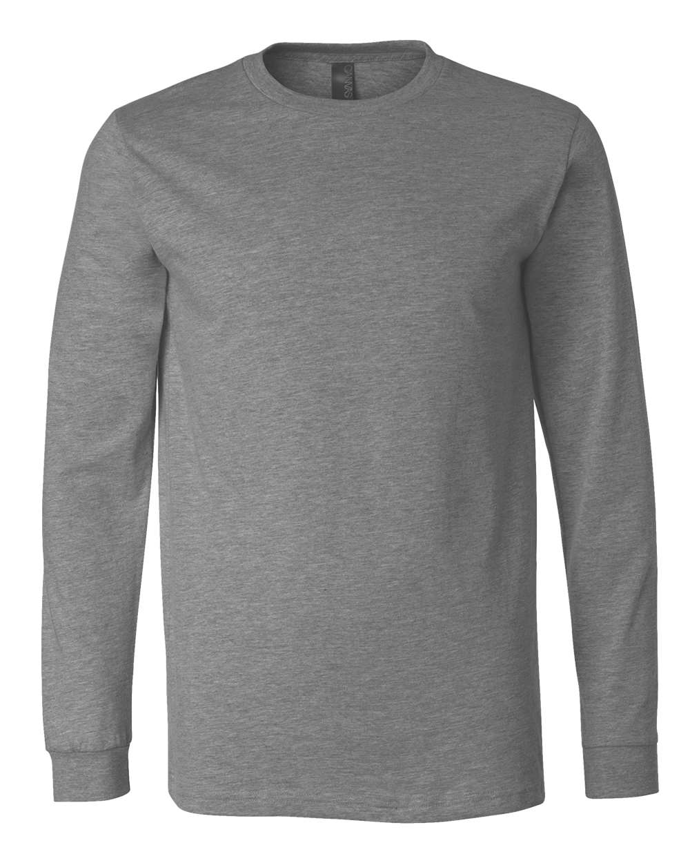 Bella + Canvas CVC Long Sleeve (3501cvc) in Deep Heather