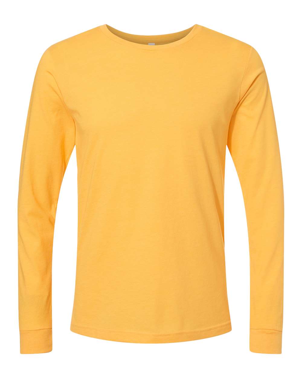 Bella + Canvas CVC Long Sleeve (3501cvc) in Heather Yellow Gold