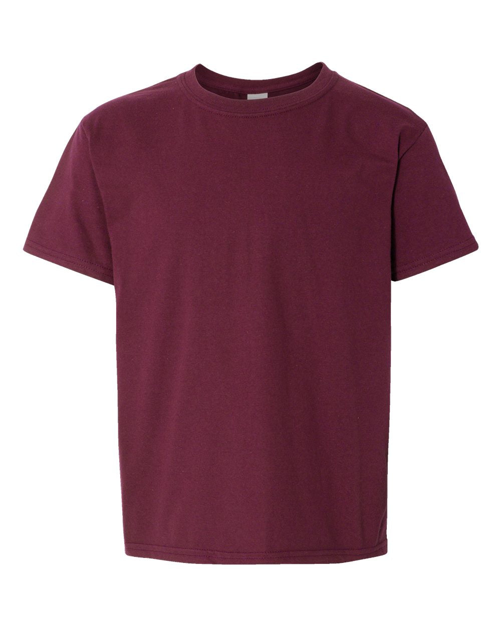 Gildan Softstyle Youth Tee (64000b) in Maroon