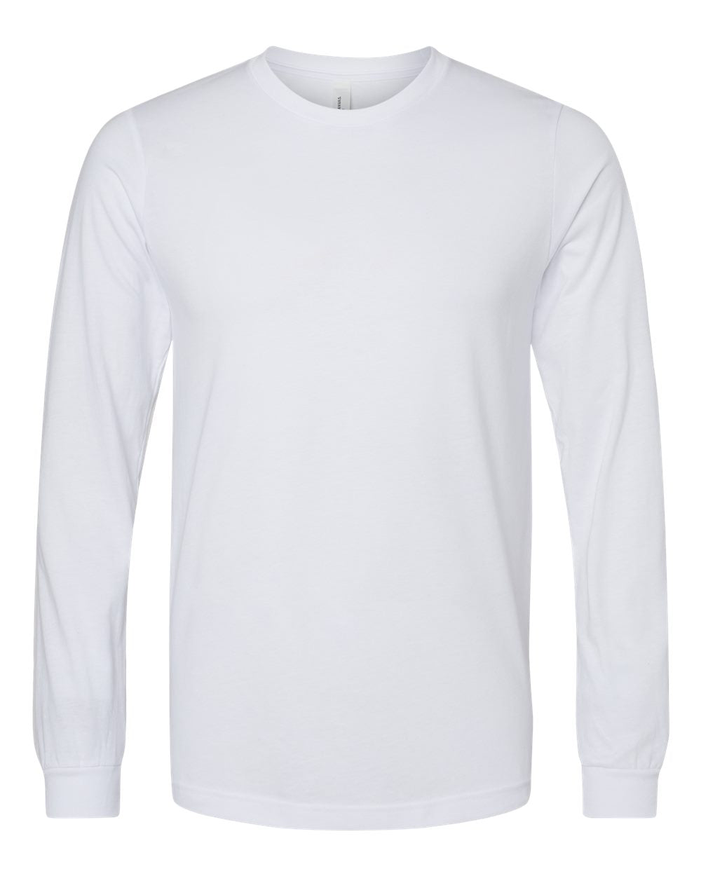 Bella + Canvas CVC Long Sleeve (3501cvc) in Solid White Blend