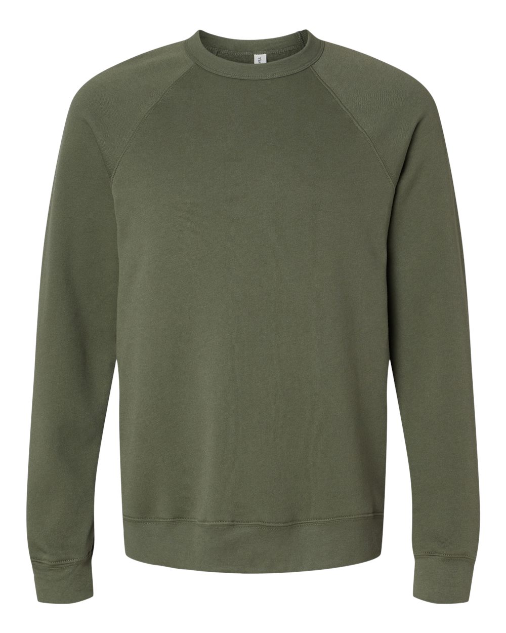 Bella + Canvas Crewneck Sweatshirt (3901) in Military Green