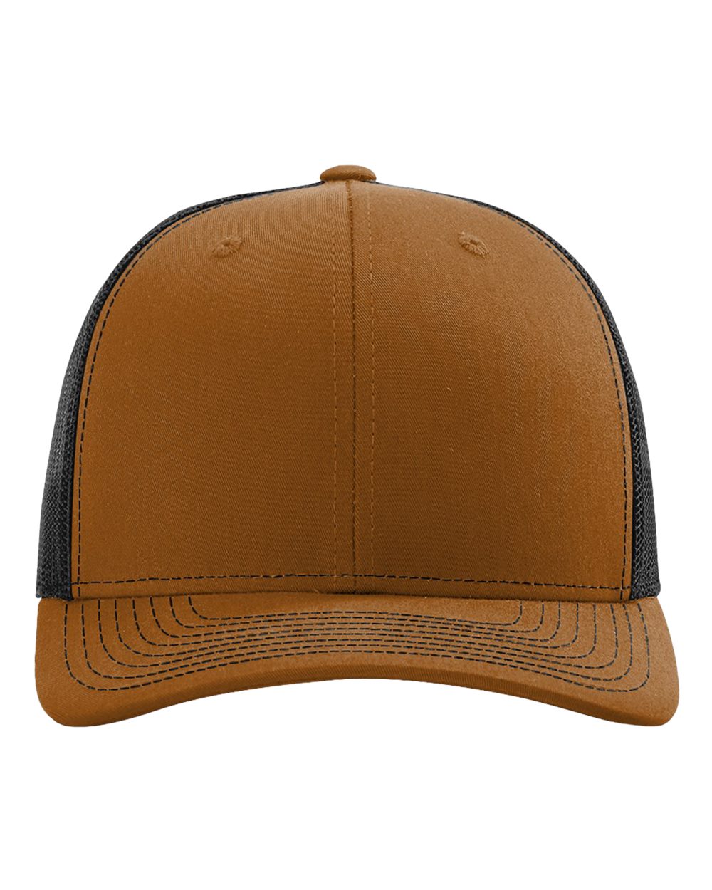 Richardson Snapback Trucker Hat (112) in Carmel/Black