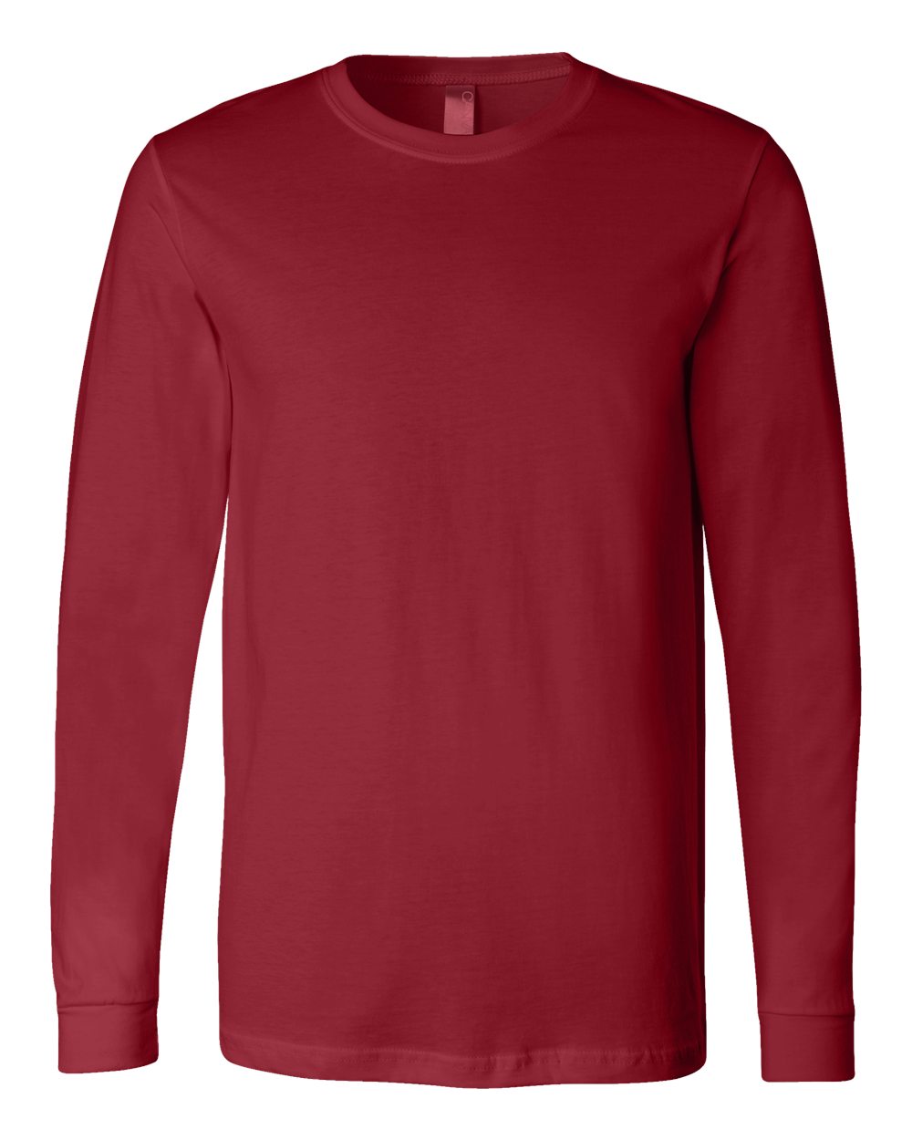 Bella + Canvas Long Sleeve (3501) in Cardinal