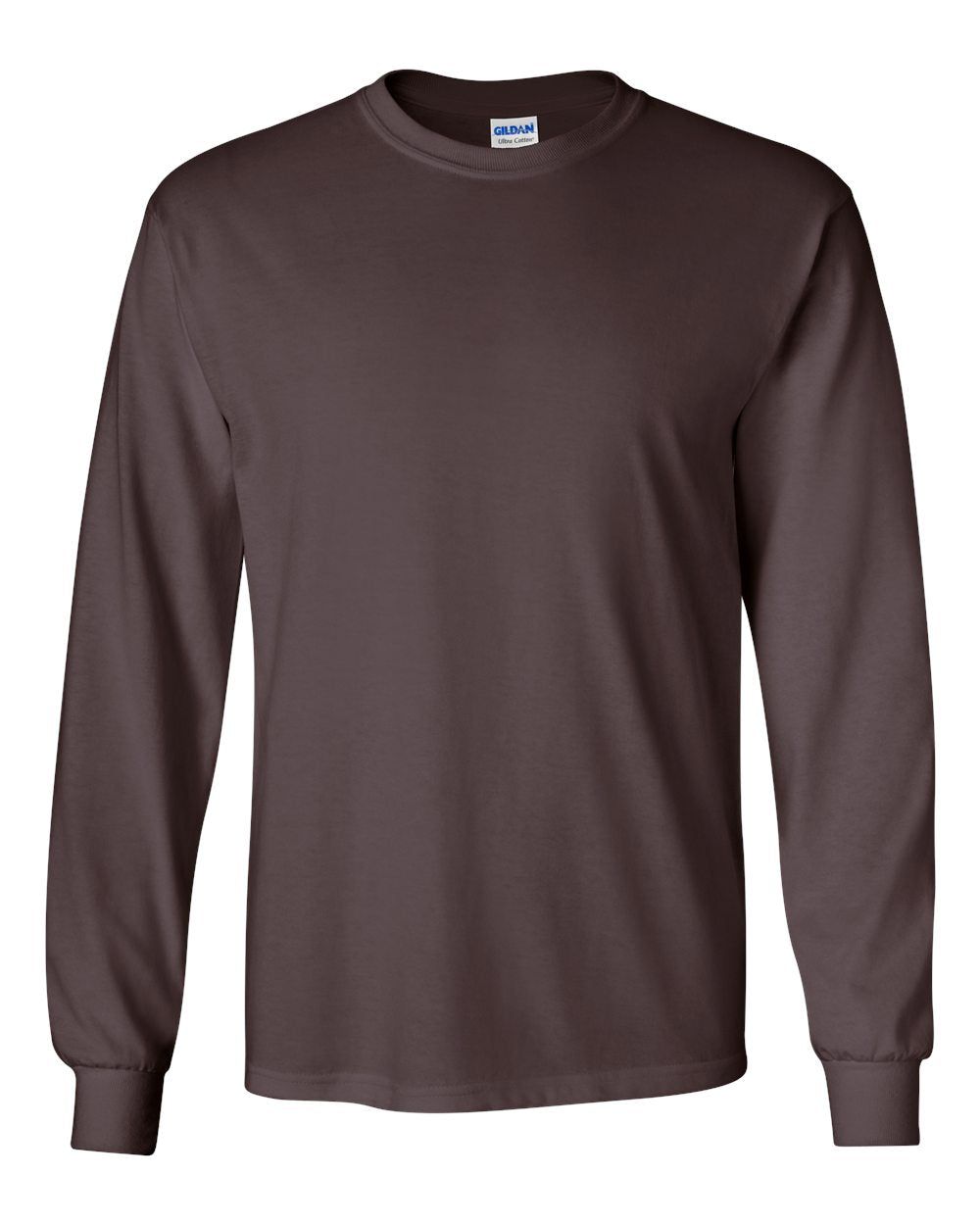 Gildan Long Sleeve (2400) in Dark Chocolate