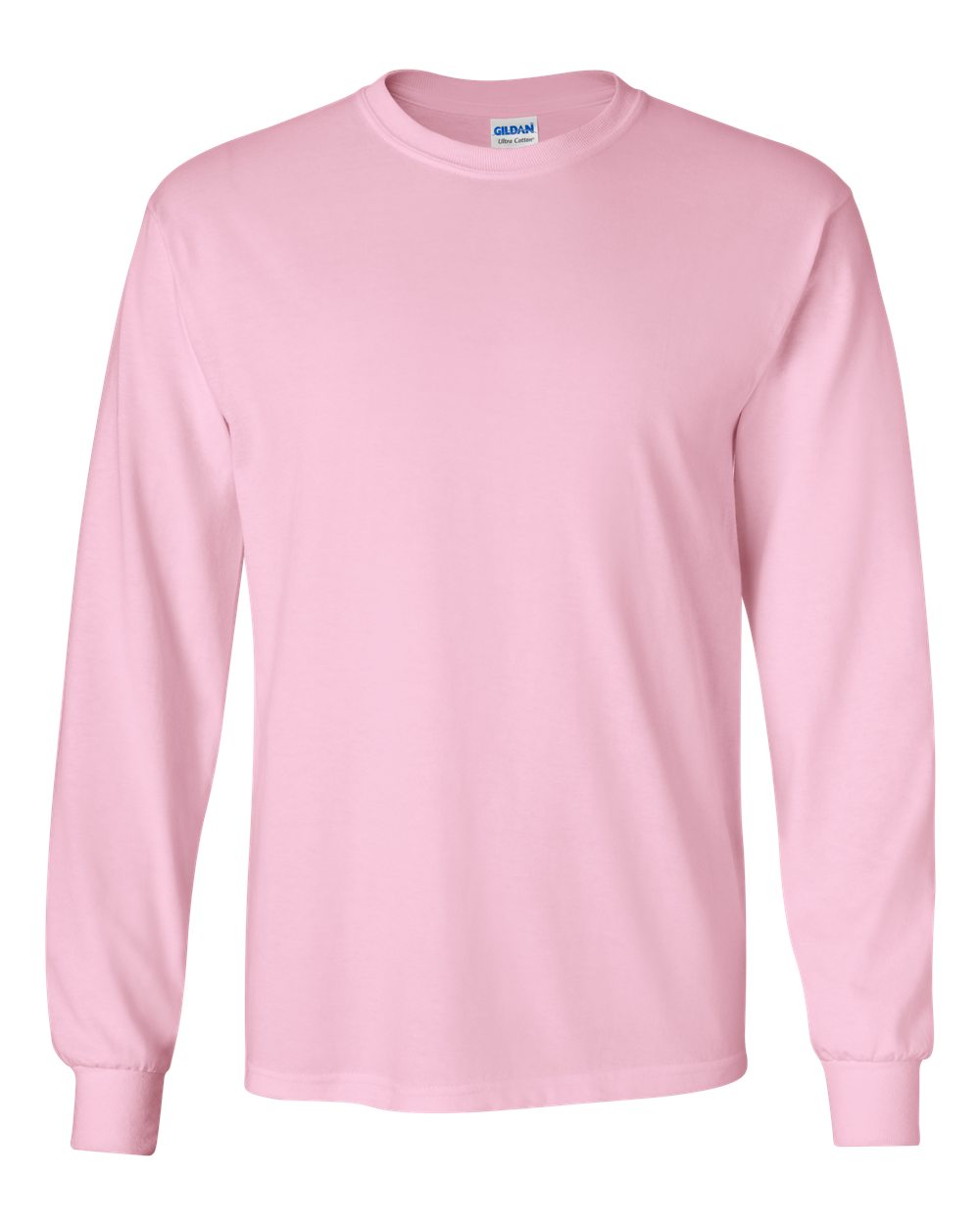 Gildan Long Sleeve (2400) in Light Pink