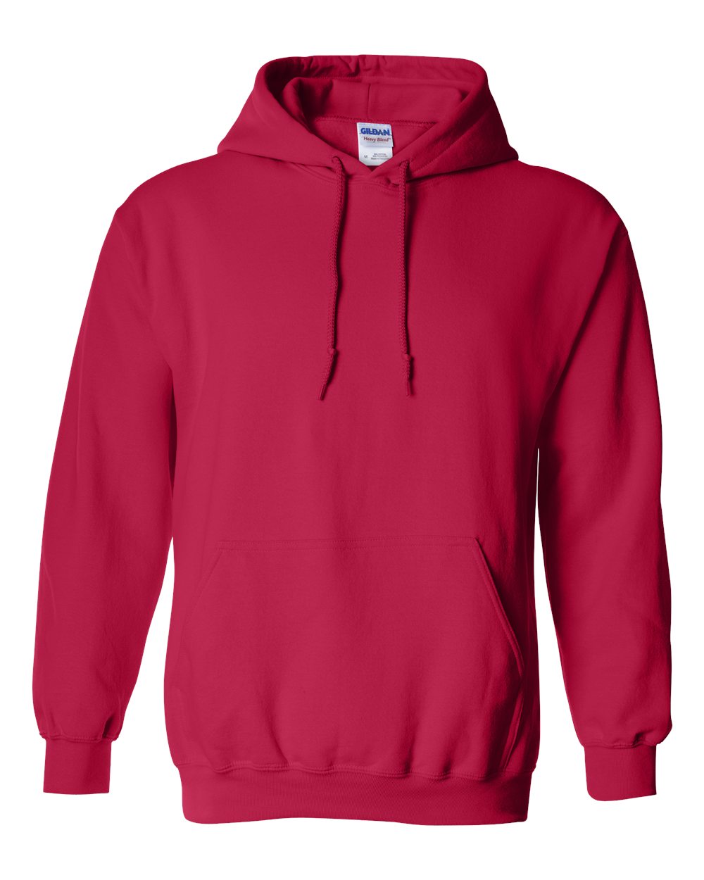 Gildan Hoodie (18500) in Cherry Red