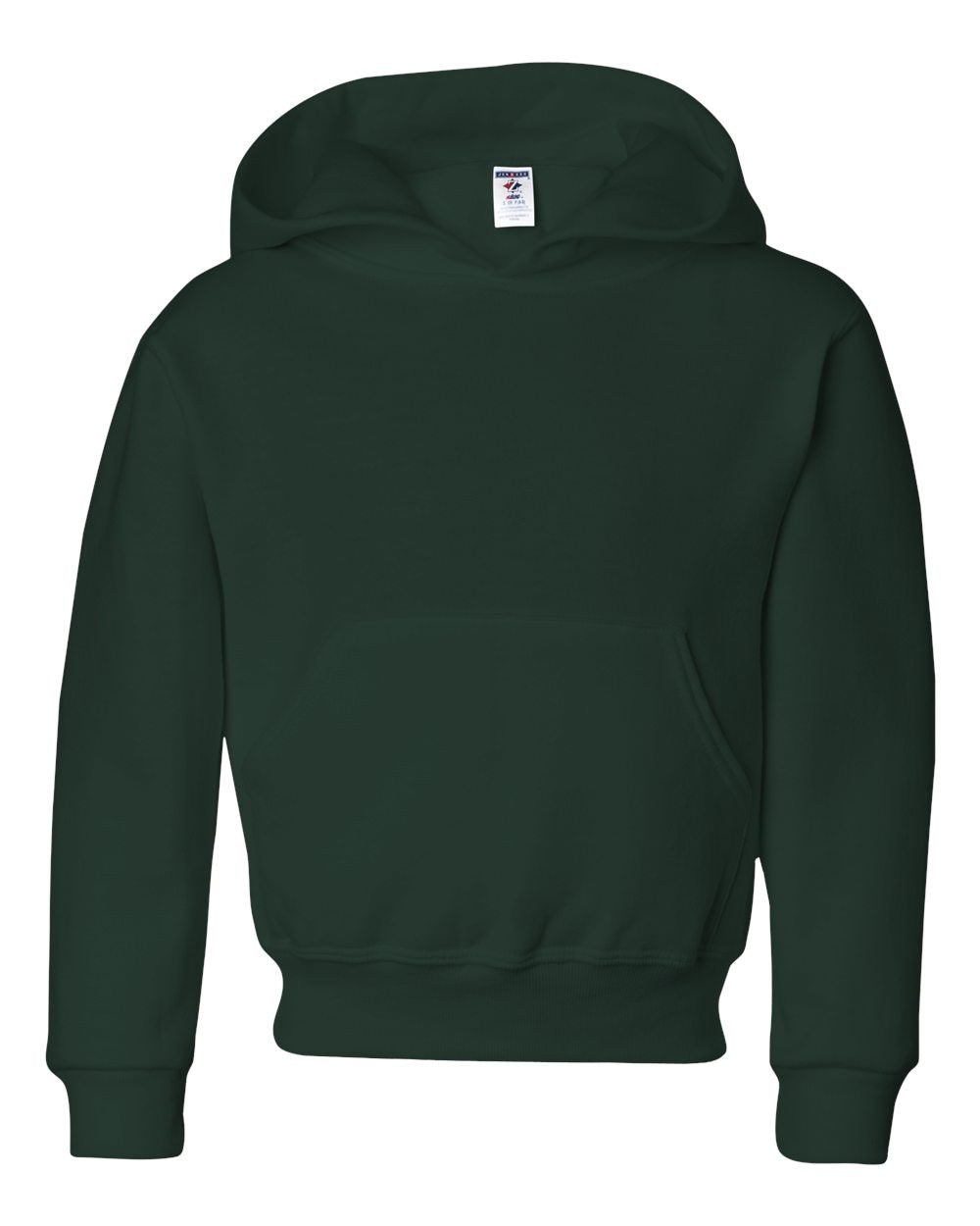 Jerzees Youth Hoodie (996YR) in Forest Green