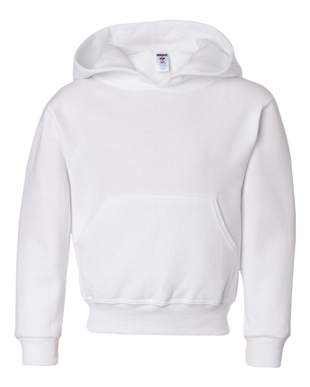 Jerzees Youth Hoodie (996YR) in White