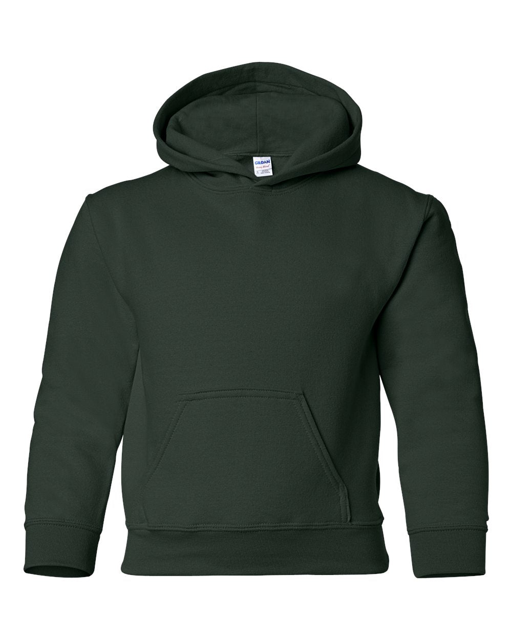 Gildan Youth Hoodie (18500b) in Forest
