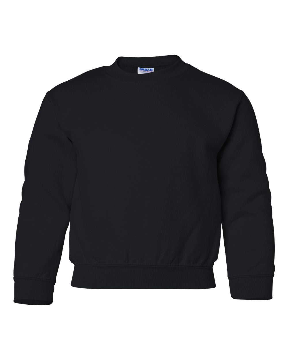 Gildan Youth Crewneck Sweatshirt (18000b) in Black