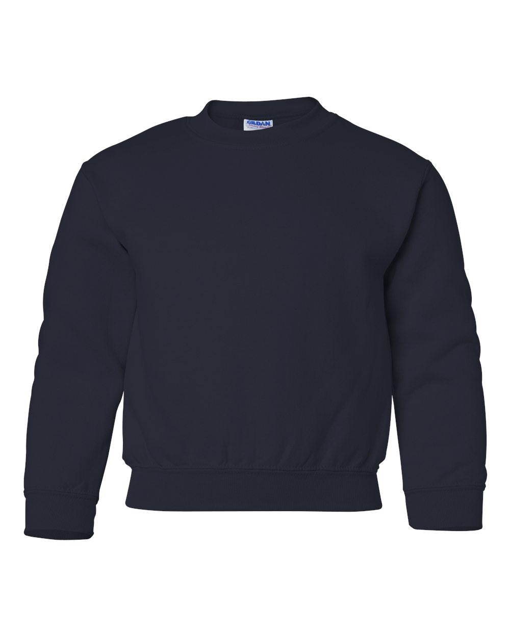 Gildan Youth Crewneck Sweatshirt (18000b) in Navy