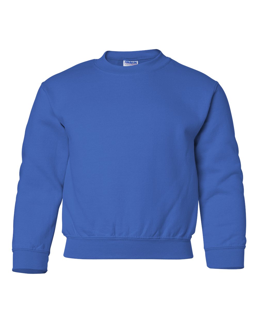 Gildan Youth Crewneck Sweatshirt (18000b) in Royal