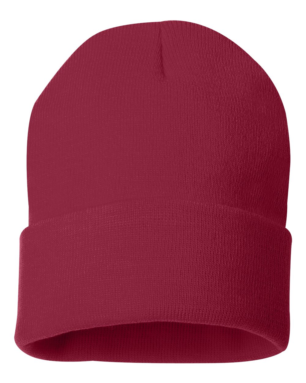 Sportsman Cuffed Beanie (SP12) in Cardinal