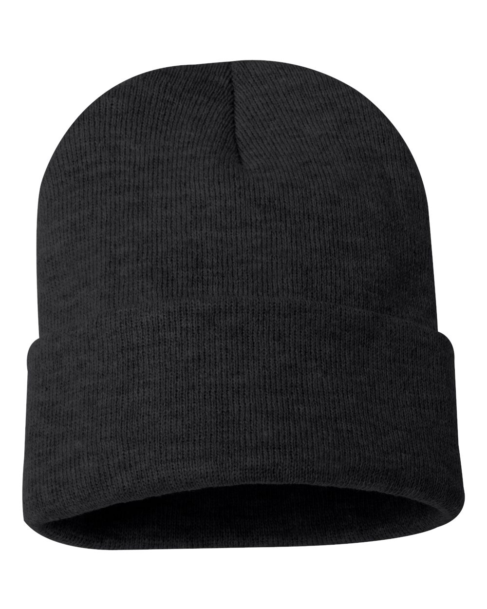 Sportsman Cuffed Beanie (SP12) in Heather Charcoal