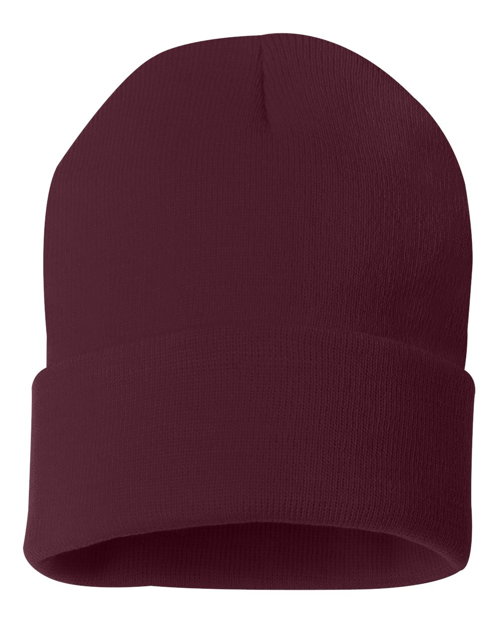 Sportsman Cuffed Beanie (SP12) in Maroon