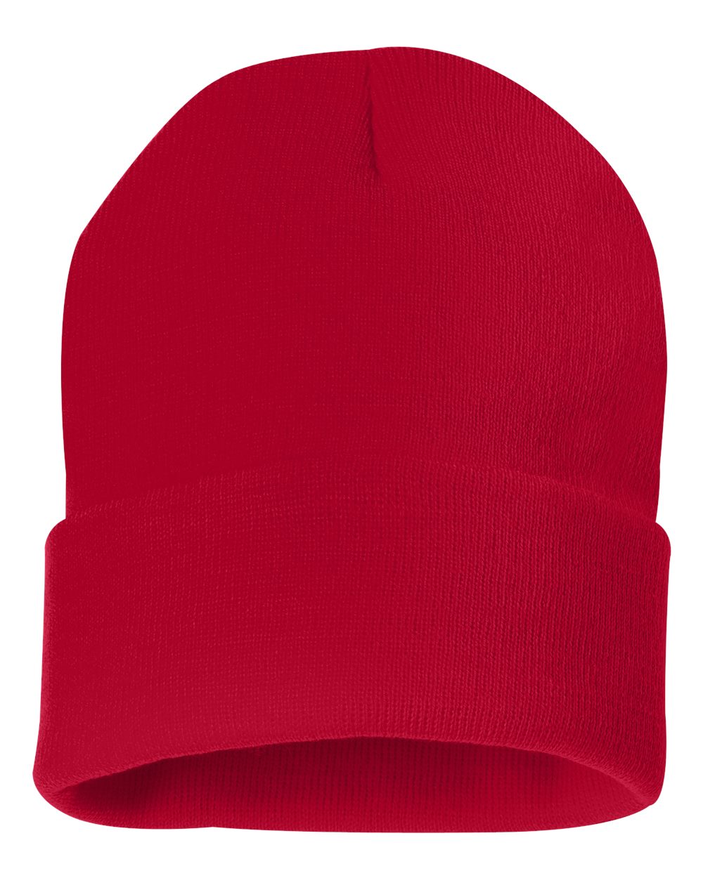 Sportsman Cuffed Beanie (SP12) in Red