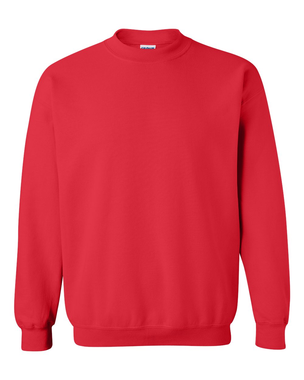 Gildan Crewneck Sweatshirt (18000) in Red