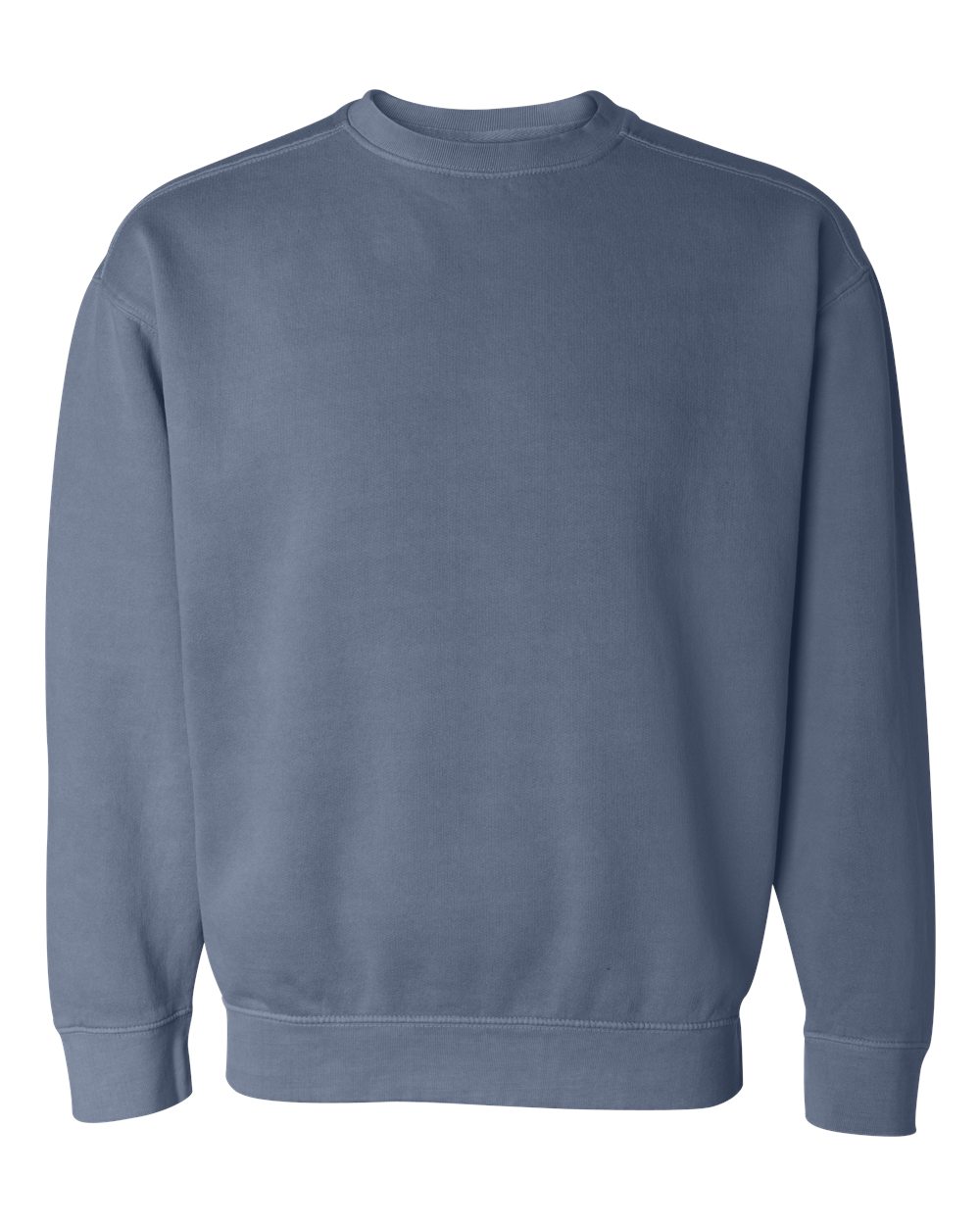 Comfort Colors Garment-Dyed Crewneck Sweatshirt (1566) in Blue Jean