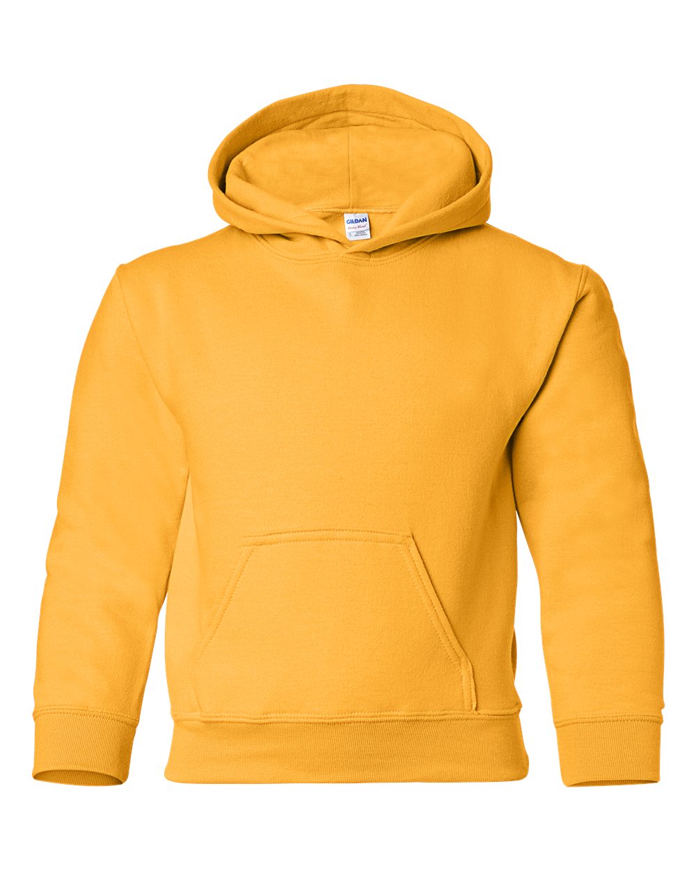 Gildan Youth Hoodie (18500b) in Gold